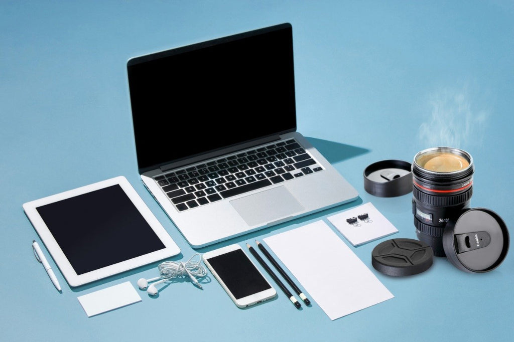 0720 Camera Lens Shaped Coffee Mug Flask With Lid - Namma Angadi