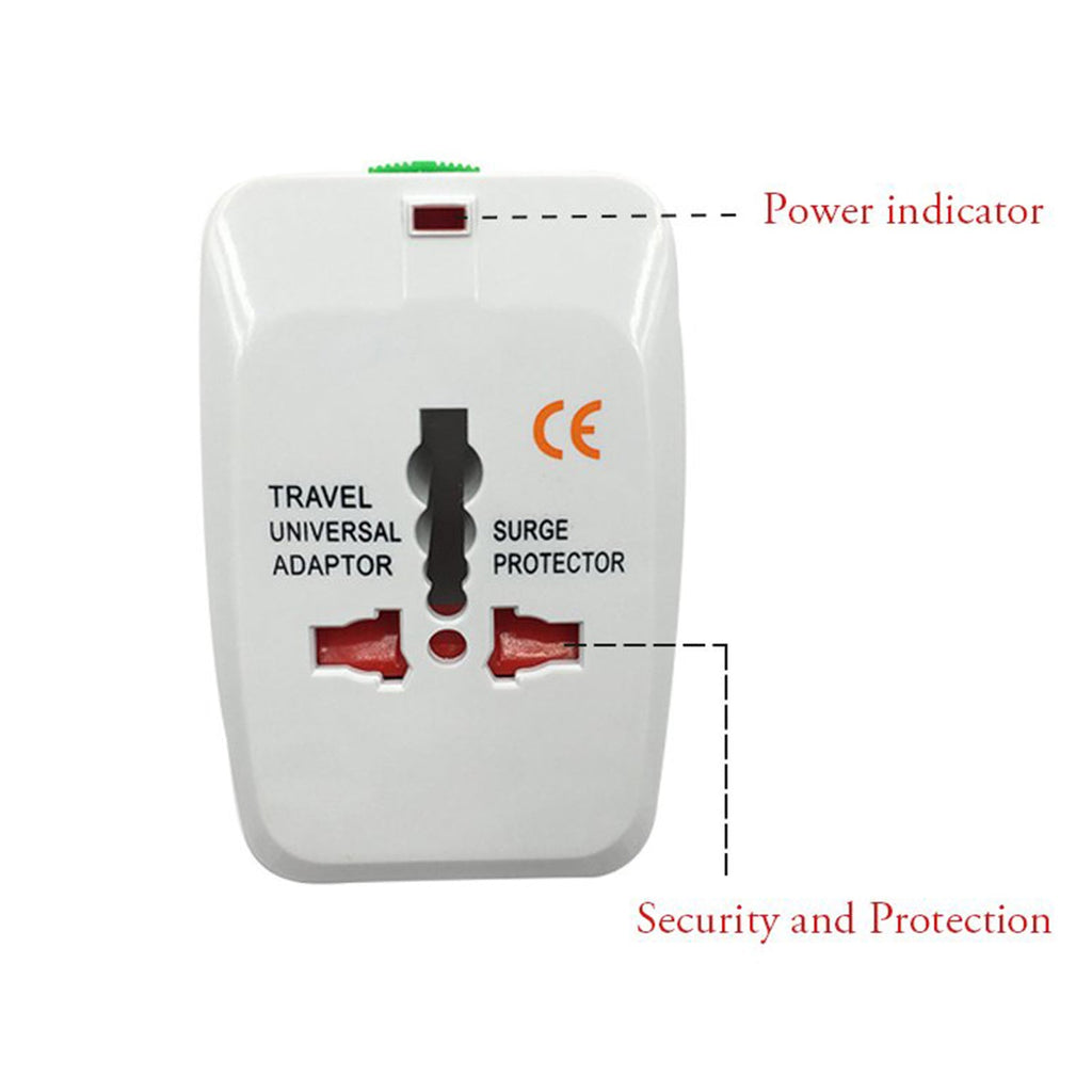 12671 All - in - one Universal Worldwide Travelling Ac Adaptor Plug (Au Uk Us Eu) International Power Charger Electric Usb Power Plug Socket Adapter Converter (1 Pc) - Namma Angadi