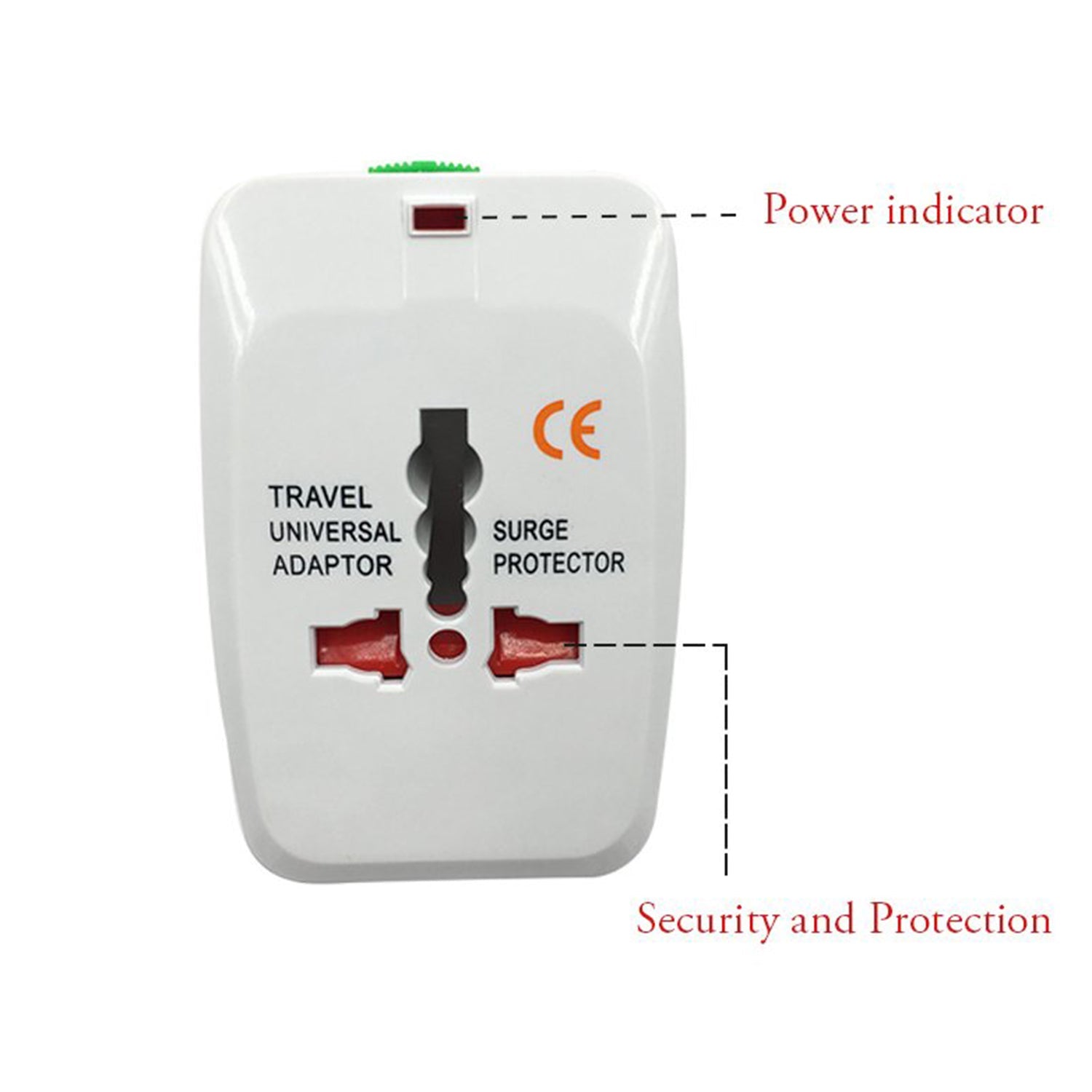 12671 All - in - one Universal Worldwide Travelling Ac Adaptor Plug (Au Uk Us Eu) International Power Charger Electric Usb Power Plug Socket Adapter Converter (1 Pc) - Namma Angadi