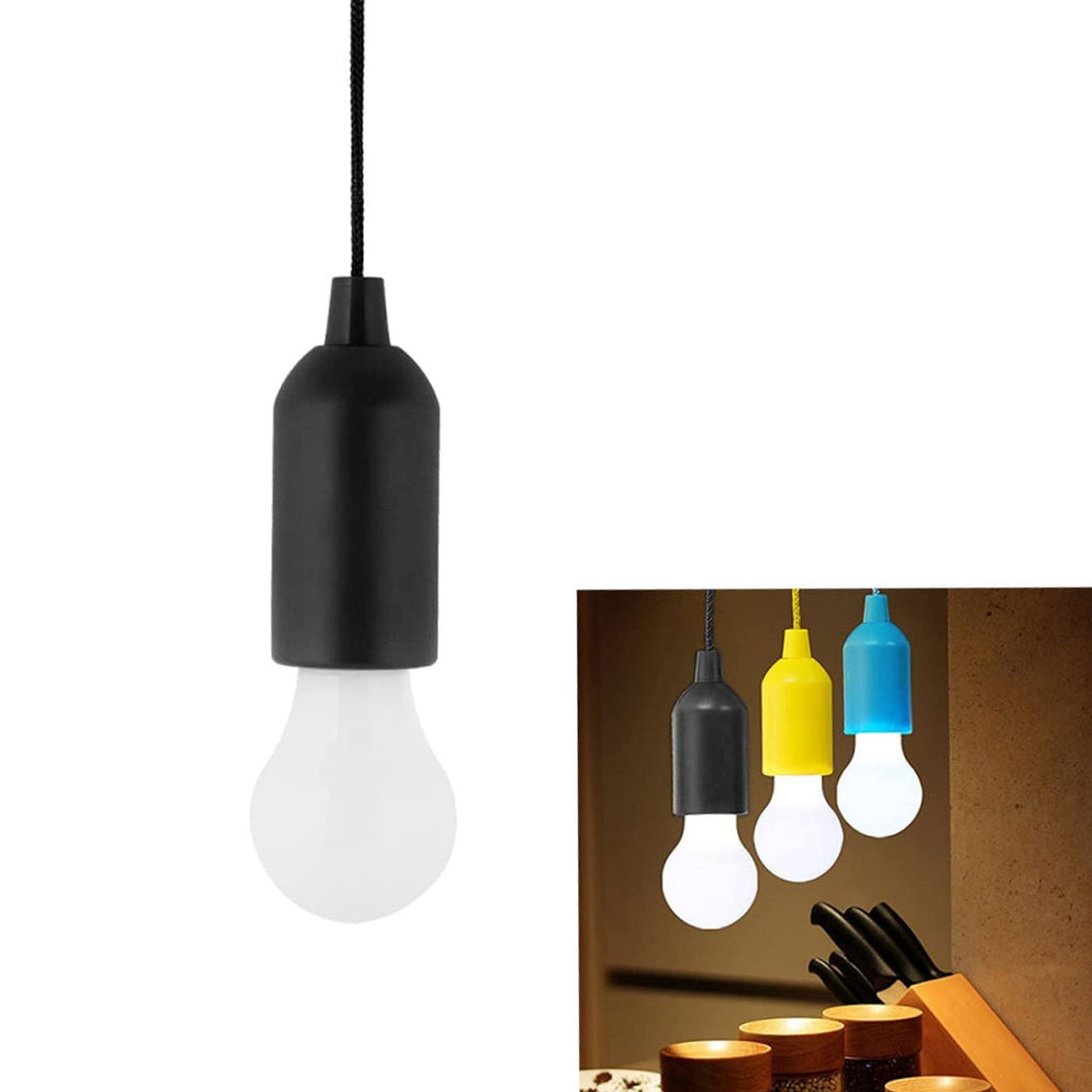 12899 1pcs Led Bulbs Pull Cord Light Led Pull Cord Light Hanging Led Bulb Pull Wire Drawstring Light Bulb Black Led Pendant Lights - Namma Angadi