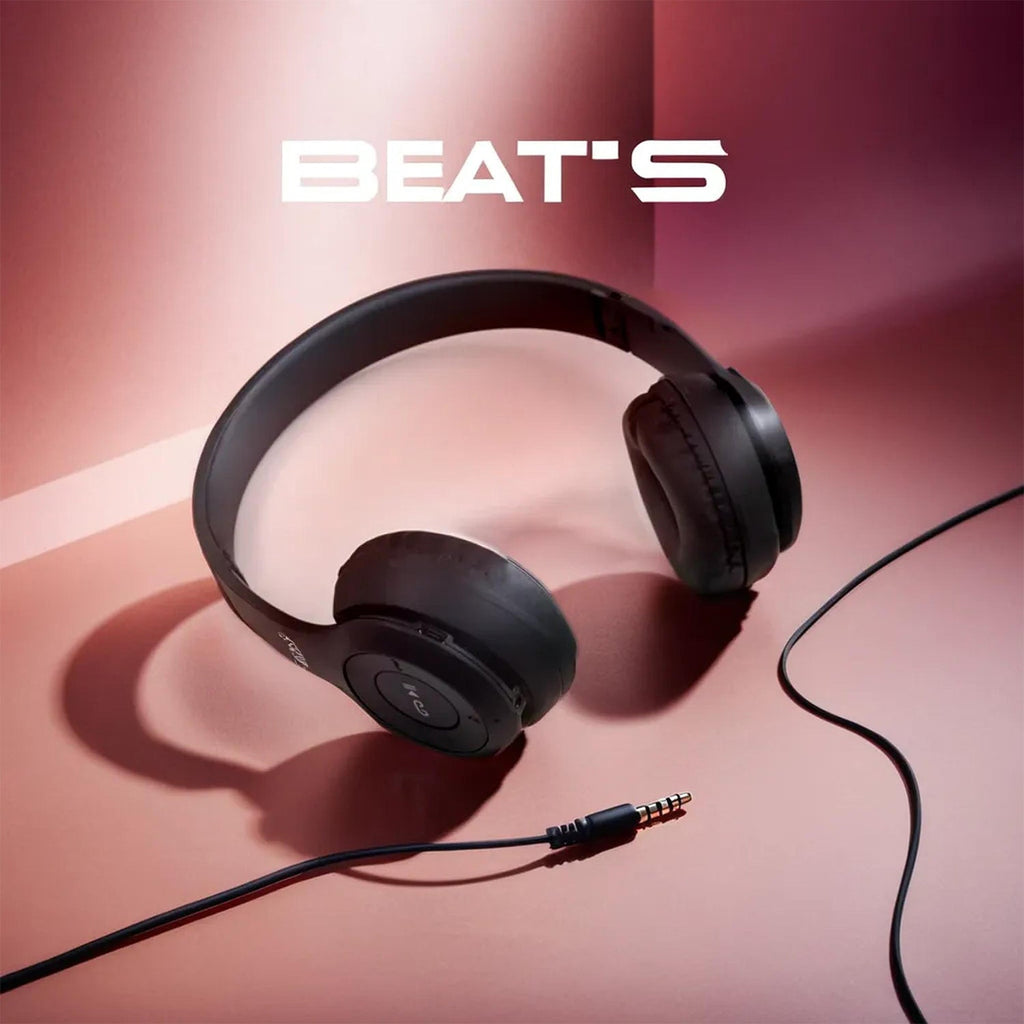 13052 Wireless Headphone Over The Head Bluetooth Headset Foldable Headband Hands - free With Calling Function (1 Pc) - Namma Angadi