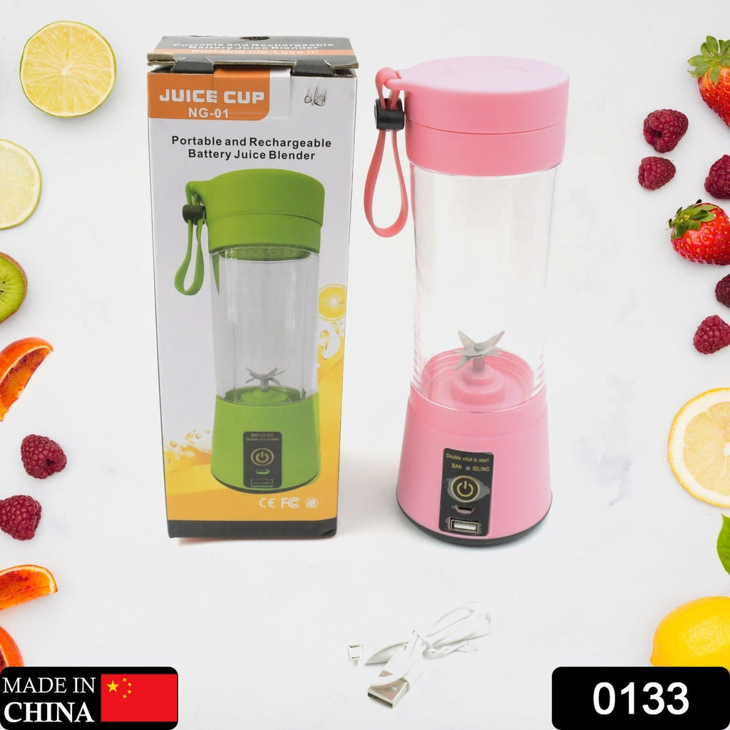 133 Portable Usb Electric Juicer - 6 Blades (Protein Shaker) - Namma Angadi
