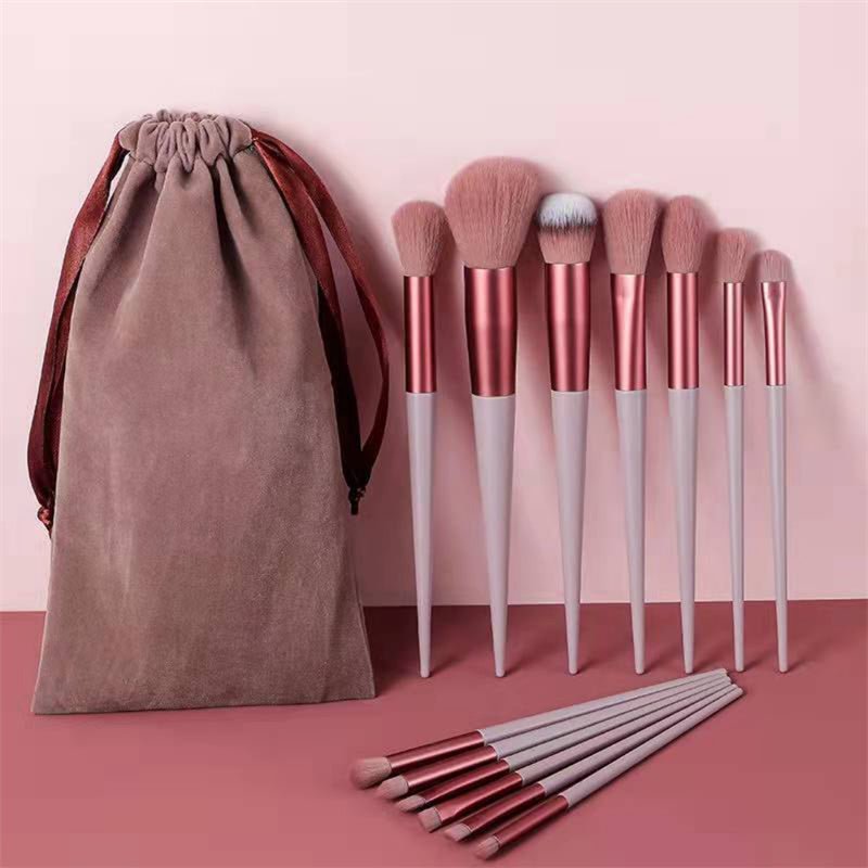13Pcs Makeup Brush Set Make Up Concealer Brush Blush Powder Brush Eye Shadow Highlighter Foundation Brush Cosmetic Beauty Tools - Namma Angadi