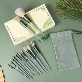 13Pcs Makeup Brush Set Make Up Concealer Brush Blush Powder Brush Eye Shadow Highlighter Foundation Brush Cosmetic Beauty Tools - Namma Angadi