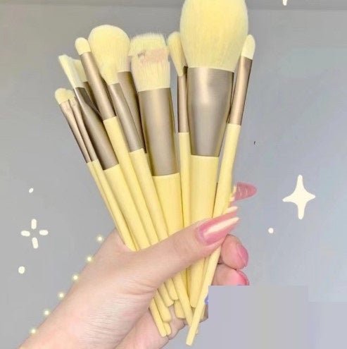 13Pcs Makeup Brush Set Make Up Concealer Brush Blush Powder Brush Eye Shadow Highlighter Foundation Brush Cosmetic Beauty Tools - Namma Angadi