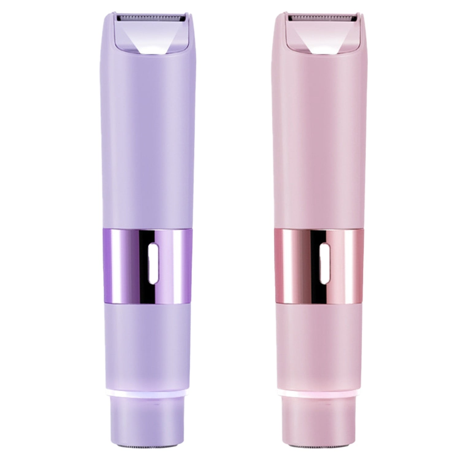 1Pc 2 In 1 Bikini Trimmer For Women Dual Head Cordless Body Shaver IPX5 Waterproof Rechargeable Pubic Hair Razor Wet And Dry Use For Bikini Underarm Leg Arm Body Face - Namma Angadi