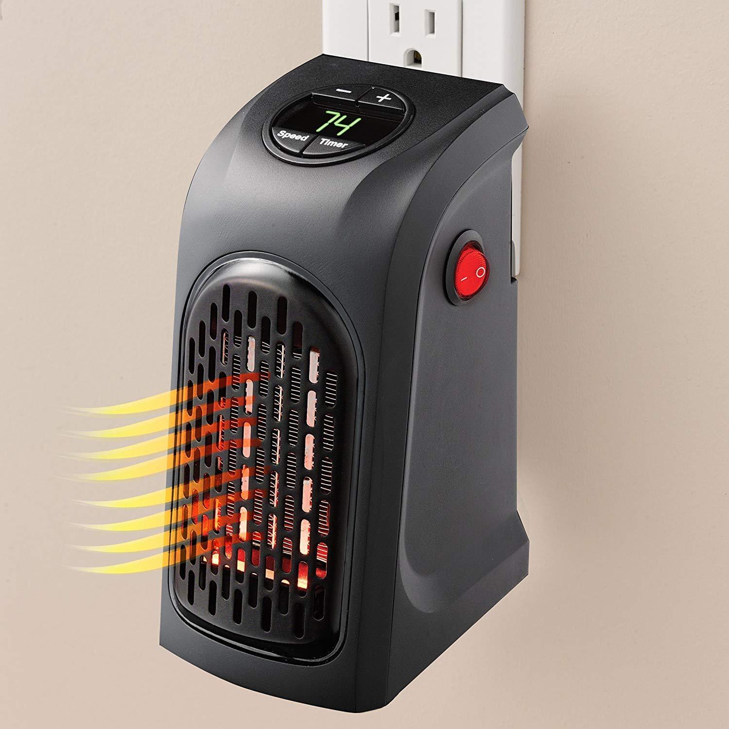 251 Electric Mini Handy Heater Plug - in Wall (400w) - Namma Angadi