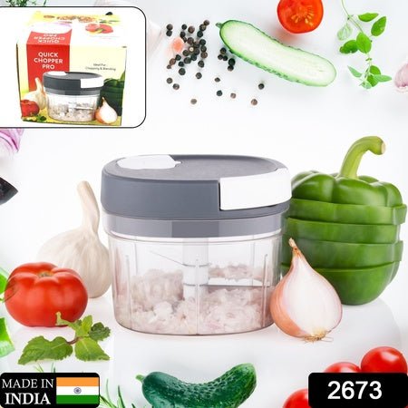 2673 Handy Chopper And Slicer Used Widely For Chopping And Slicing Of Fruits Vegetables Cheese Etc. Including All Kitchen Purposes - Namma Angadi
