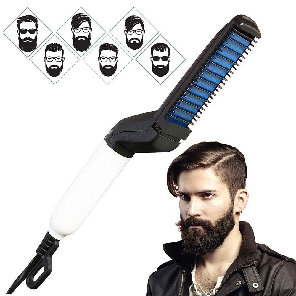 348 Mens Beard And Hair Curling Straightener (Modelling Comb) - Namma Angadi