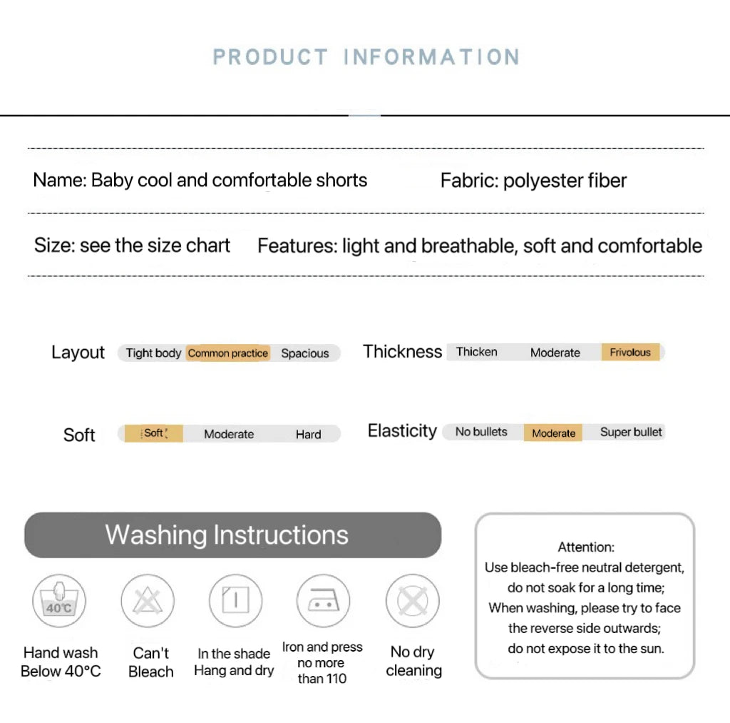 3pcs Pure Cotton Summer Kids Shorts Girl Cartoon Cute Short Baby Casual Pant Children Short Pant Boy Sport Clothing Outwear - Namma Angadi