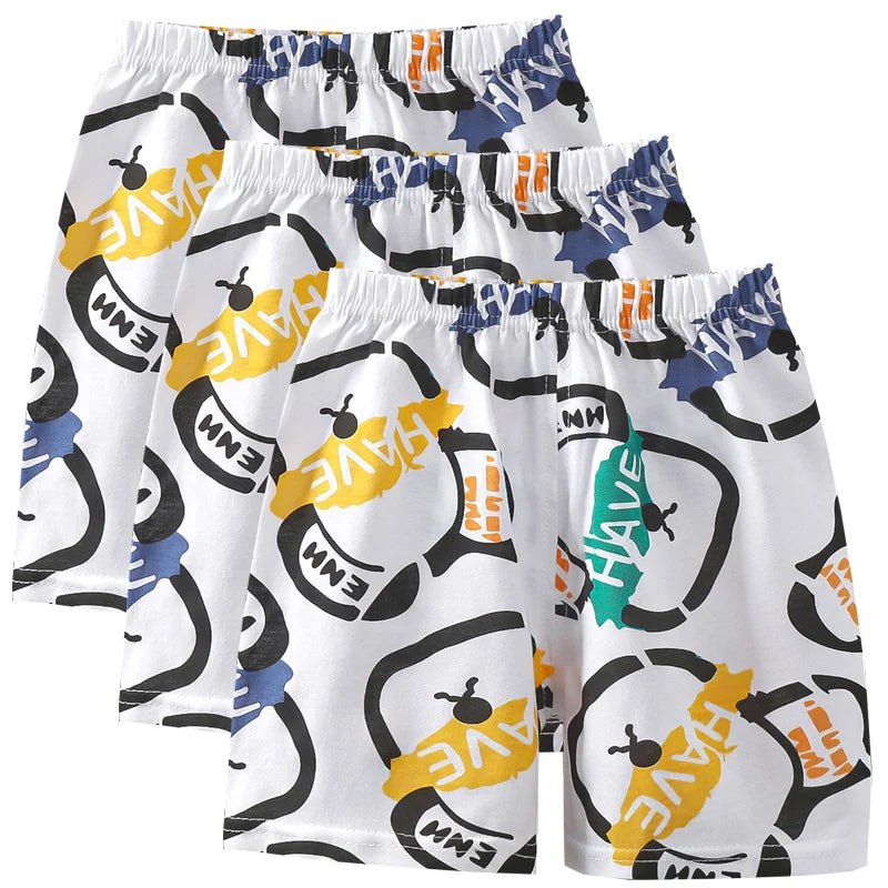 3pcs Pure Cotton Summer Kids Shorts Girl Cartoon Cute Short Baby Casual Pant Children Short Pant Boy Sport Clothing Outwear - Namma Angadi