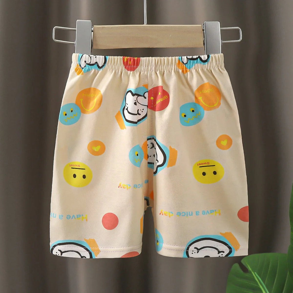 3pcs Pure Cotton Summer Kids Shorts Girl Cartoon Cute Short Baby Casual Pant Children Short Pant Boy Sport Clothing Outwear - Namma Angadi