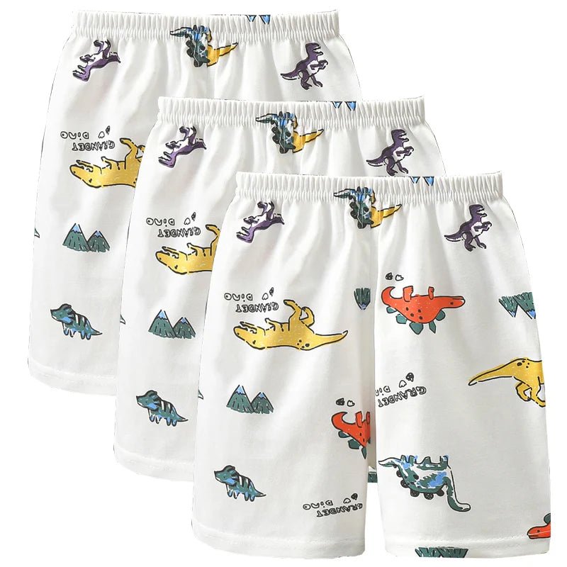 3pcs Pure Cotton Summer Kids Shorts Girl Cartoon Cute Short Baby Casual Pant Children Short Pant Boy Sport Clothing Outwear - Namma Angadi