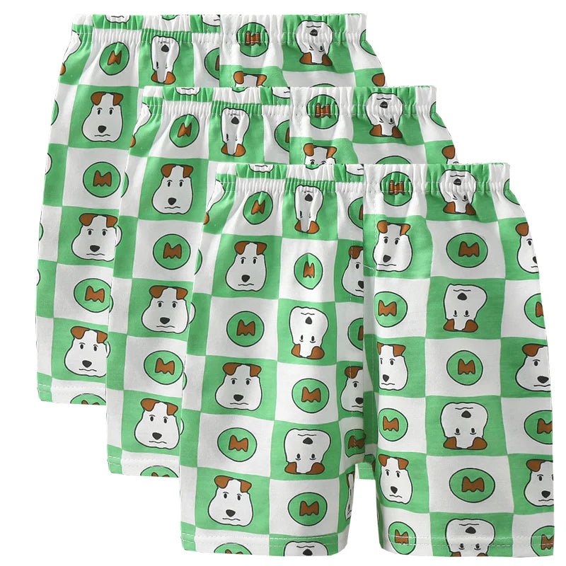 3pcs Pure Cotton Summer Kids Shorts Girl Cartoon Cute Short Baby Casual Pant Children Short Pant Boy Sport Clothing Outwear - Namma Angadi