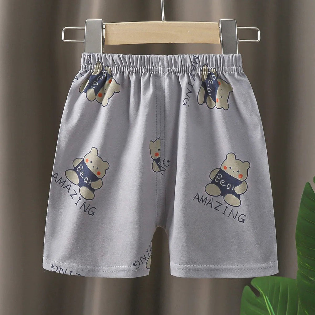 3pcs Pure Cotton Summer Kids Shorts Girl Cartoon Cute Short Baby Casual Pant Children Short Pant Boy Sport Clothing Outwear - Namma Angadi