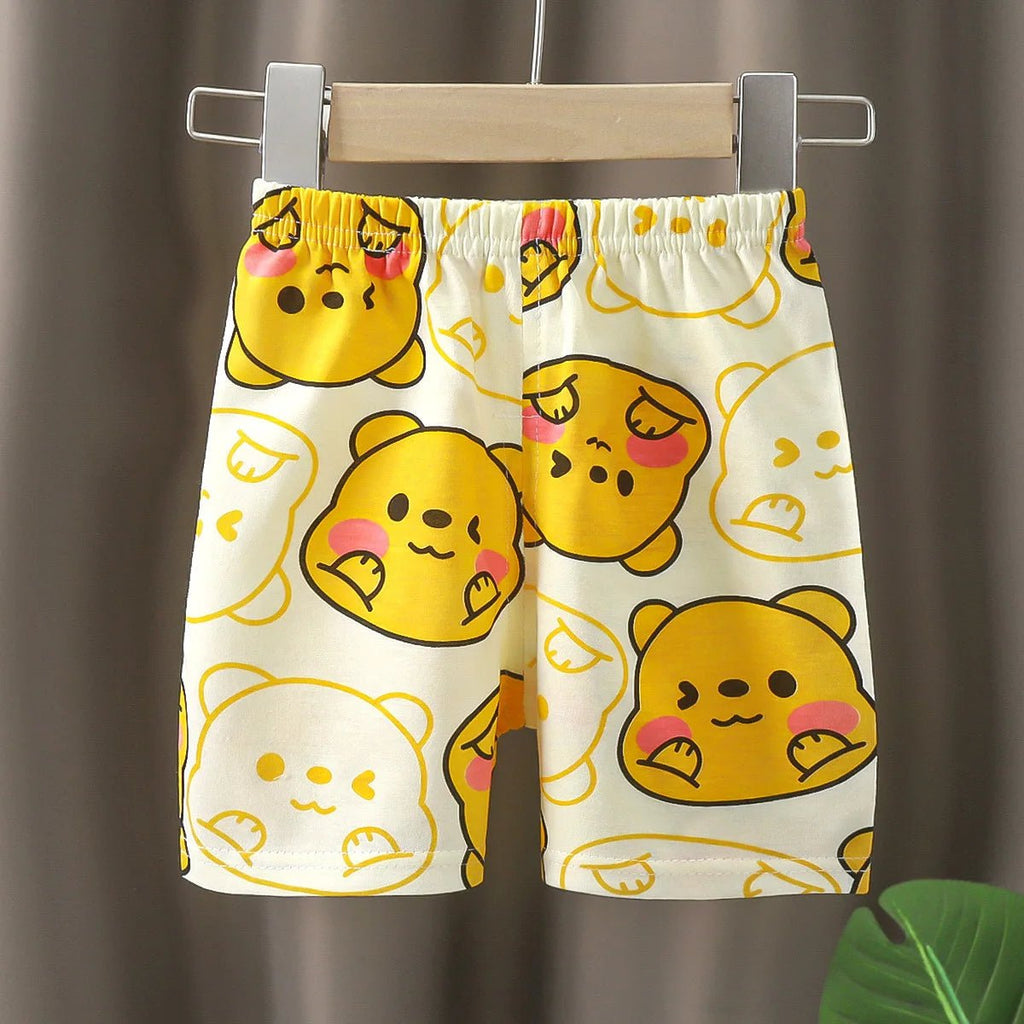 3pcs Pure Cotton Summer Kids Shorts Girl Cartoon Cute Short Baby Casual Pant Children Short Pant Boy Sport Clothing Outwear - Namma Angadi