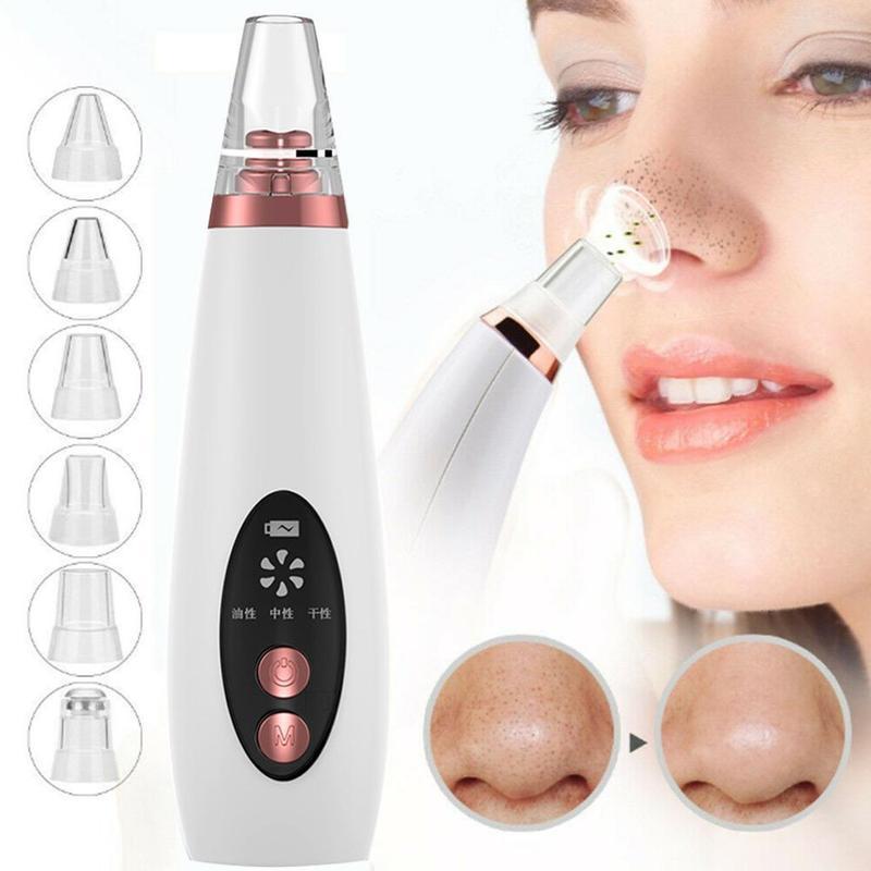 Blackhead Pore Vacuum Cleaner Nose Cleanser Blackheads Remover Blackhead Acne Removal Button Face Suction Beauty Skin Care Tool - Namma Angadi