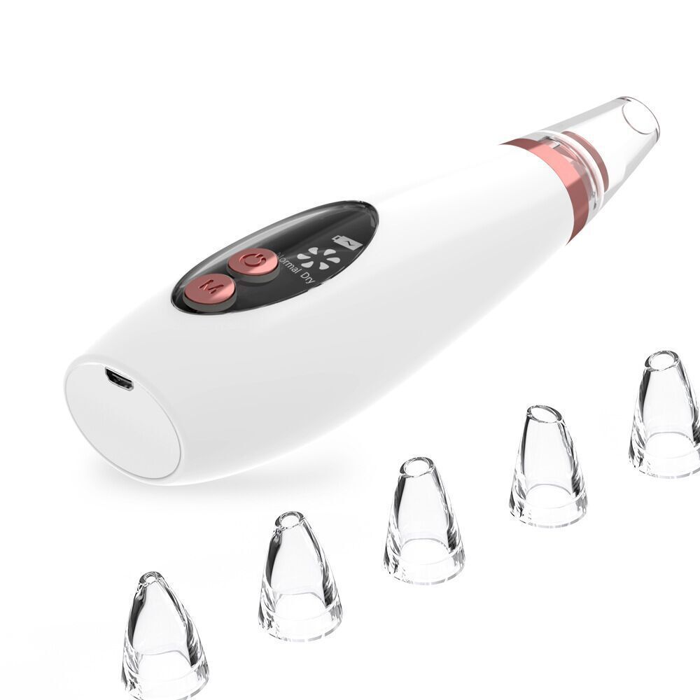 Blackhead Pore Vacuum Cleaner Nose Cleanser Blackheads Remover Blackhead Acne Removal Button Face Suction Beauty Skin Care Tool - Namma Angadi
