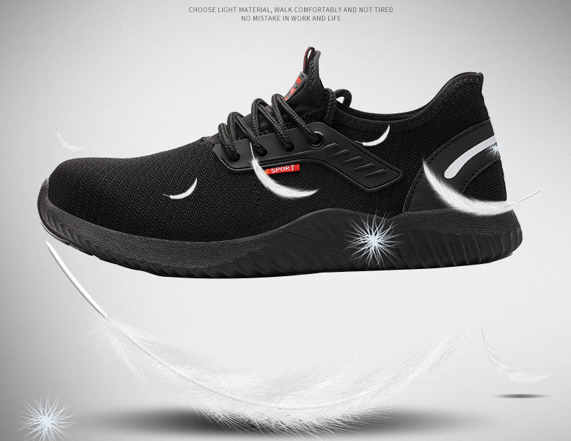 Breathable Safety Shoes Anti - smashing Work Safety Shoes - Namma Angadi