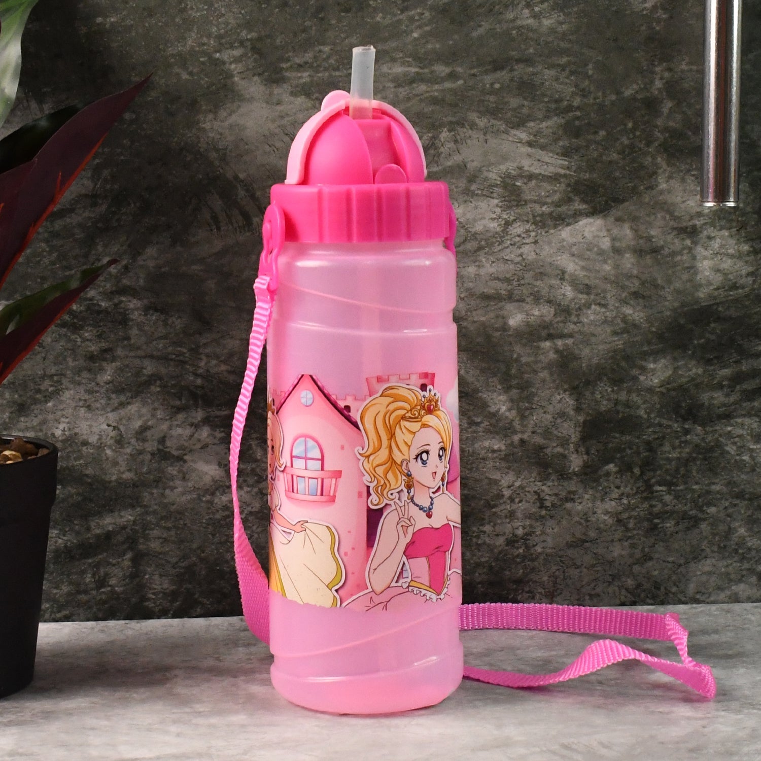 Cartoon Printed Water Bottle 550ml (1 Pc) - Namma Angadi