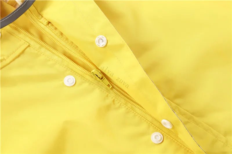 Children Girls Raincoats Fashion Animal Pattern Design Waterproof Rain Pants Kids Hooded Jumpsuit For Baby Boys 1 - 10 Ys Rainsuit - Namma Angadi