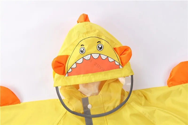 Children Girls Raincoats Fashion Animal Pattern Design Waterproof Rain Pants Kids Hooded Jumpsuit For Baby Boys 1 - 10 Ys Rainsuit - Namma Angadi