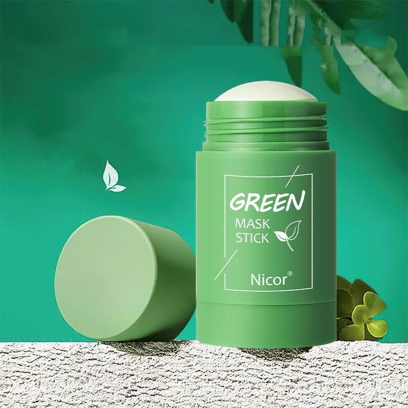 Cleansing Green Tea Mask Clay Stick Oil Control Anti - Acne Whitening Seaweed Mask Skin Care - Namma Angadi