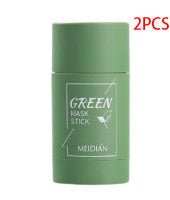 Cleansing Green Tea Mask Clay Stick Oil Control Anti - Acne Whitening Seaweed Mask Skin Care - Namma Angadi
