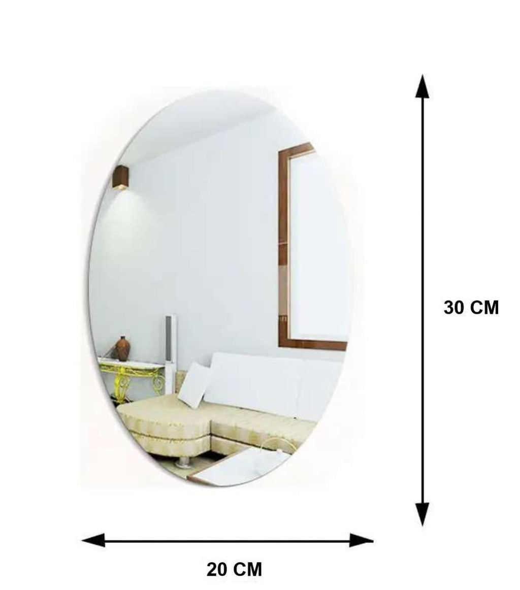 Combo of Oval Shape & Square Shape Mirror (Pack of 1) - Namma Angadi