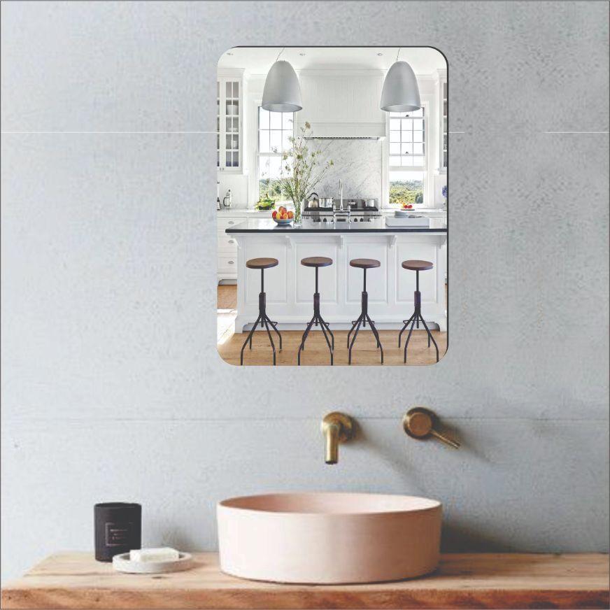 Combo of Oval Shape & Square Shape Mirror (Pack of 1) - Namma Angadi