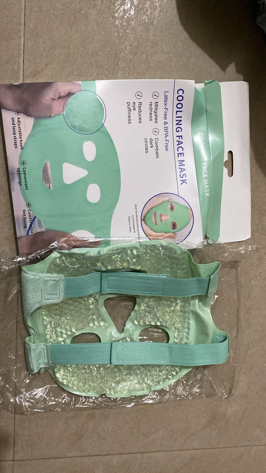 Cool Gel Full Face Mask Summer Ice Cooling Sleeping Mask - Namma Angadi