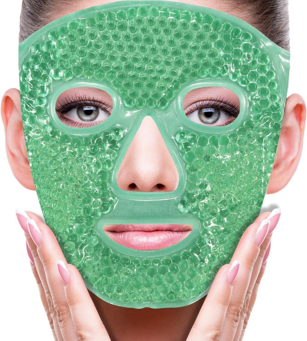 Cool Gel Full Face Mask Summer Ice Cooling Sleeping Mask - Namma Angadi