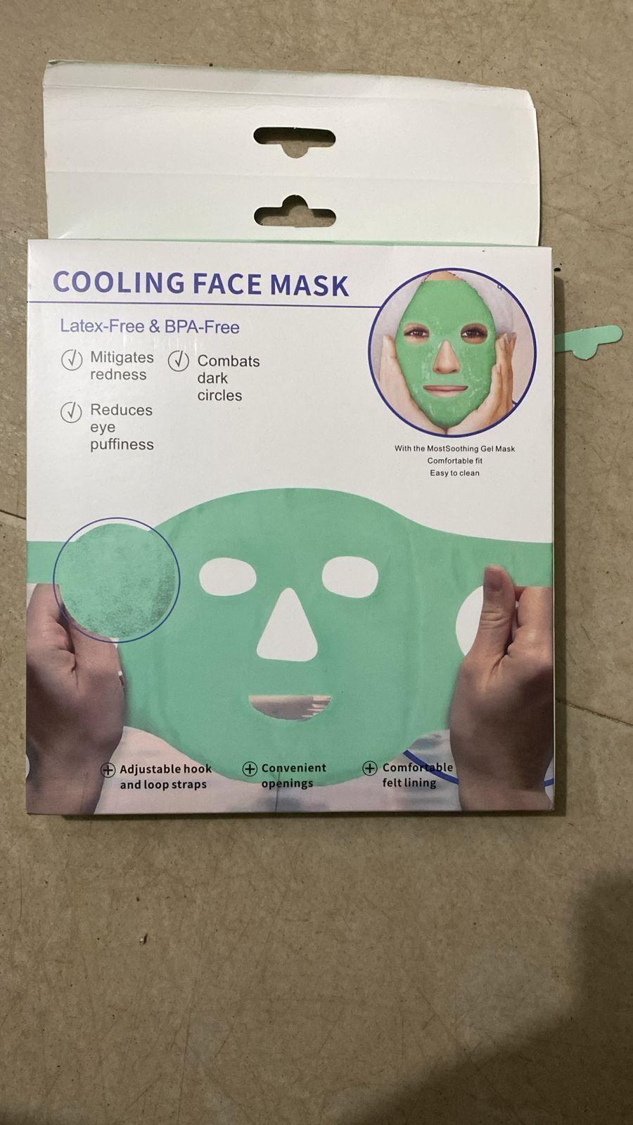 Cool Gel Full Face Mask Summer Ice Cooling Sleeping Mask - Namma Angadi
