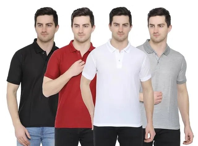 Cotton Polo T-Shirt (Pack of 4) - Namma Angadi