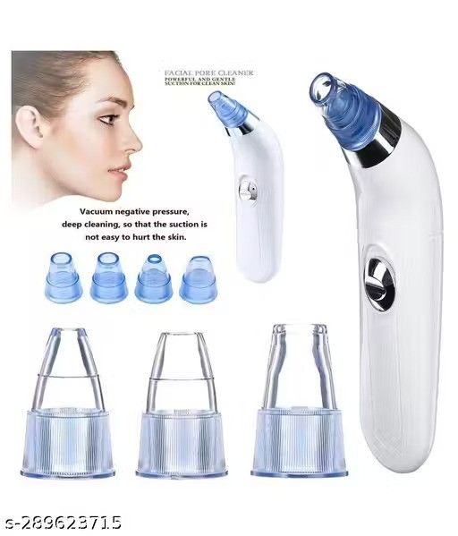 Derma Suction Vacuum Skin Cleanser | 4 in 1 Multi - function Blackhead Remover Tool | Remover Kit Skin Cleaner | Pimple Removal Tool | Ane Removal Tool - Namma Angadi