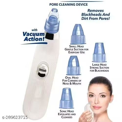 Derma Suction Vacuum Skin Cleanser | 4 in 1 Multi - function Blackhead Remover Tool | Remover Kit Skin Cleaner | Pimple Removal Tool | Ane Removal Tool - Namma Angadi