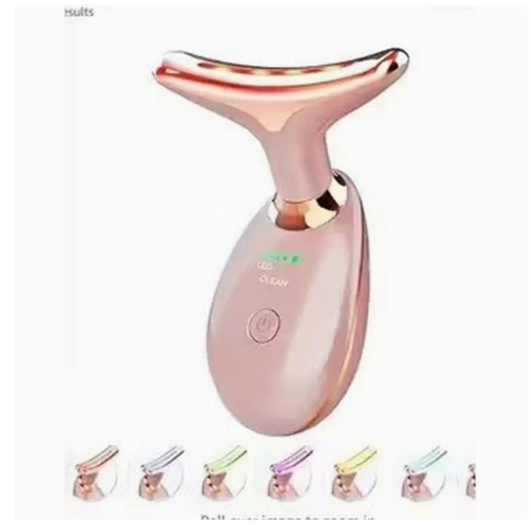 EMS Thermal Neck Lifting And Tighten Massager Electric Microcurrent Wrinkle Remover - Namma Angadi