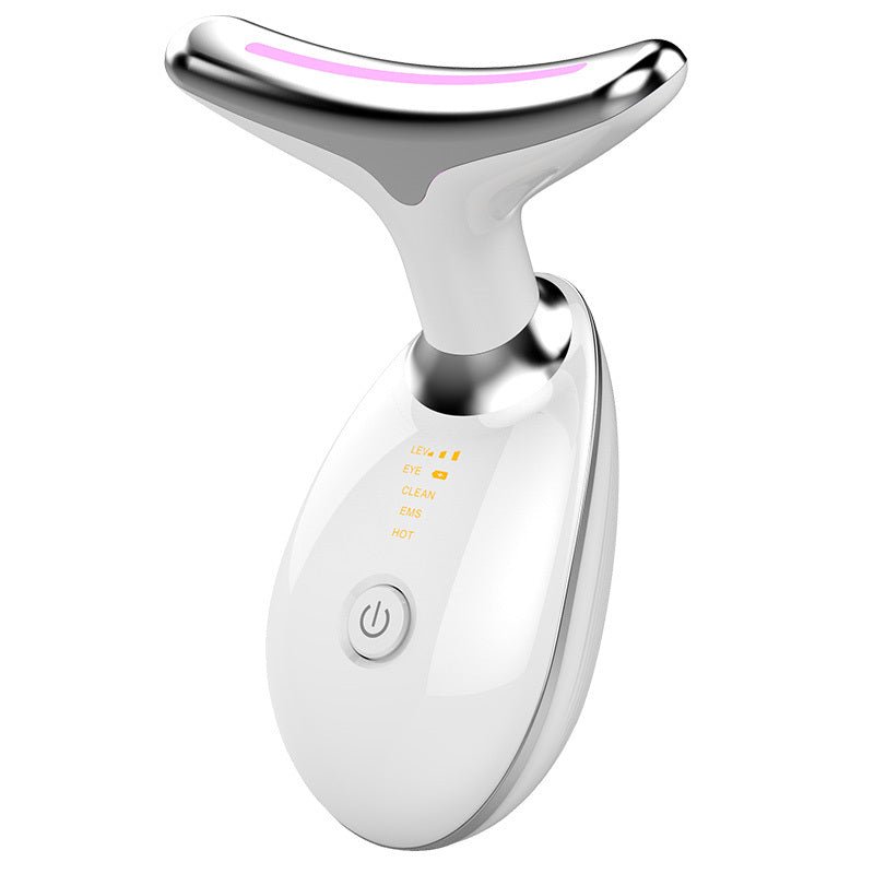 EMS Thermal Neck Lifting And Tighten Massager Electric Microcurrent Wrinkle Remover - Namma Angadi
