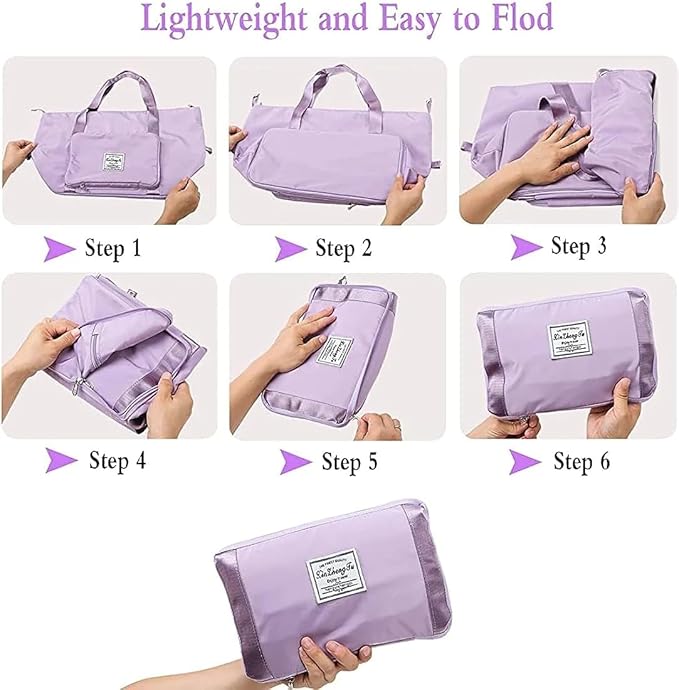 Expandable Folding Travel Bag for Women, Luggage Bag for Travel (Multicolor) - Namma Angadi