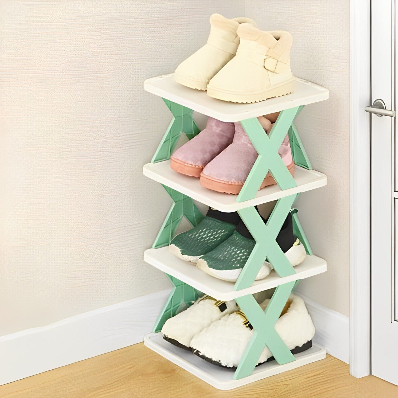 Foldable Shoe Rack (Multicolor) - Namma Angadi