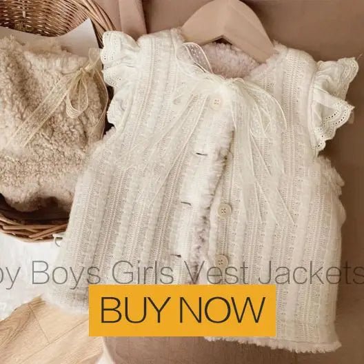 Girl 2 Piece Tweed Set Winter Suit Clothes for 1 - 10Years Children's Cotton Padded Jacket Coat+Skirt New Kids Classic Outfits - Namma Angadi