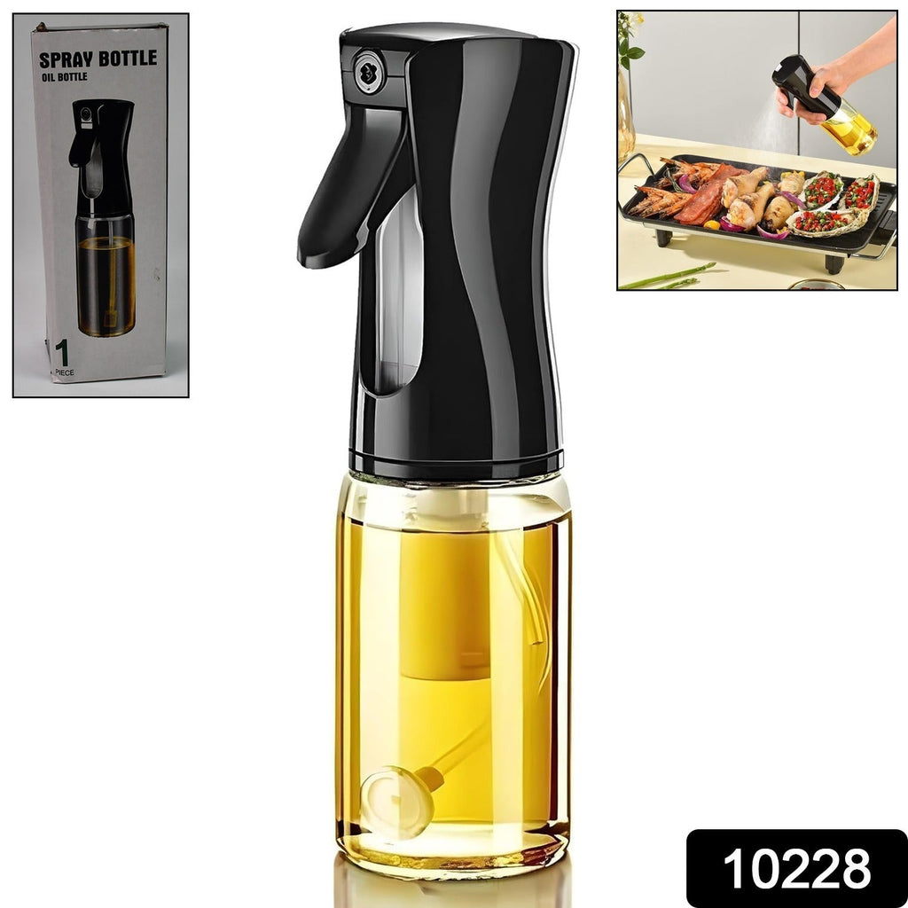 Glass Oil Dispenser Bottle Spray (1 Pc 200 Ml Approx) - Namma Angadi