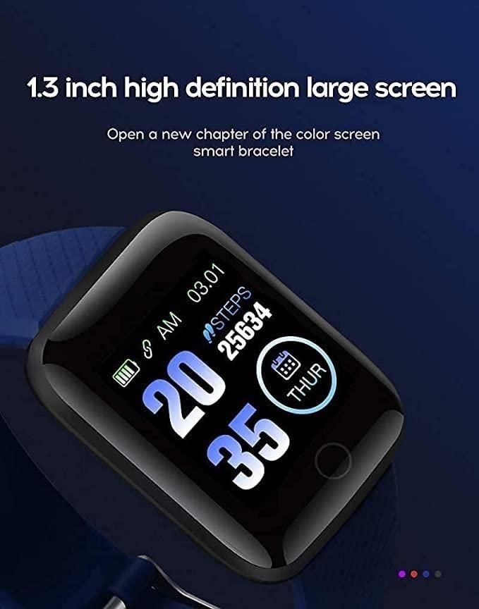 ID116 Plus Smart Bracelet Fitness Tracker Color Screen Smartwatch - Namma Angadi