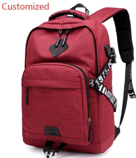 Laptop Backpack USB Charge Backpacks - Namma Angadi