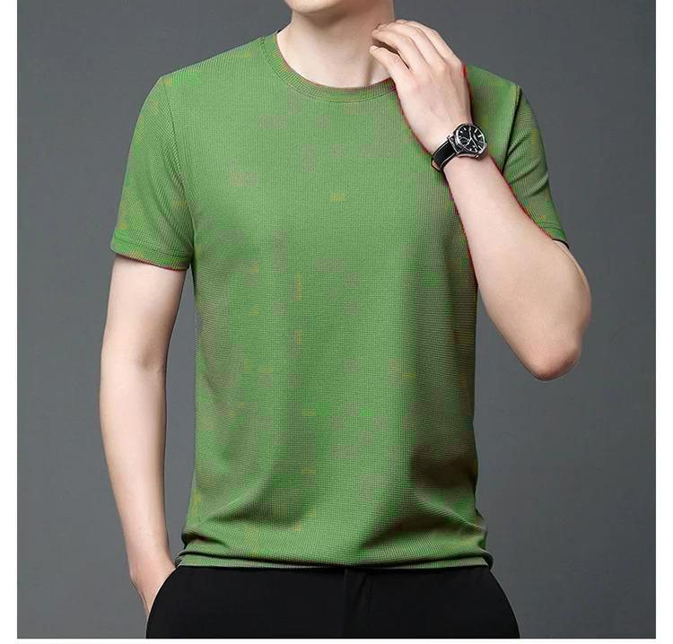Men 4 Way Strecthable Round Neck T-shirt - Namma Angadi
