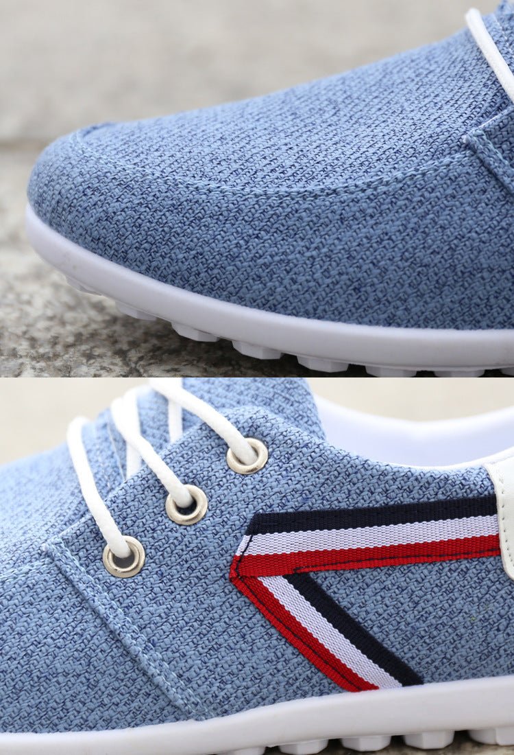 Men'S Soft - Soled Canvas Shoes, Sports And Leisure Old Beijing Cloth Shoes, Peas Shoes - Namma Angadi