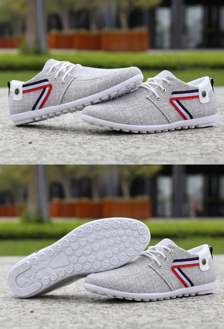 Men'S Soft - Soled Canvas Shoes, Sports And Leisure Old Beijing Cloth Shoes, Peas Shoes - Namma Angadi