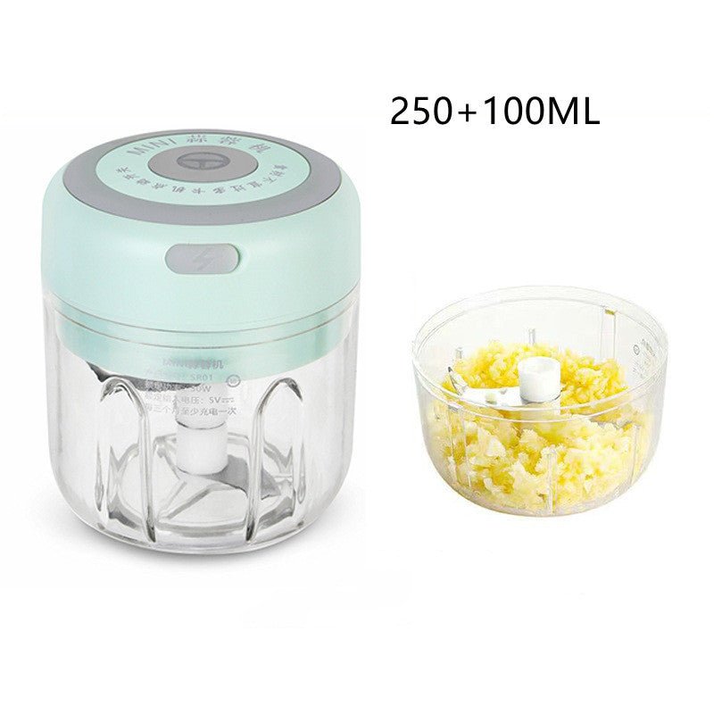 Mini Electric Garlic Chopper USB Charging Ginger Masher Machine Sturdy Durable Chili Vegetable Crusher Kitchen Tool - Namma Angadi