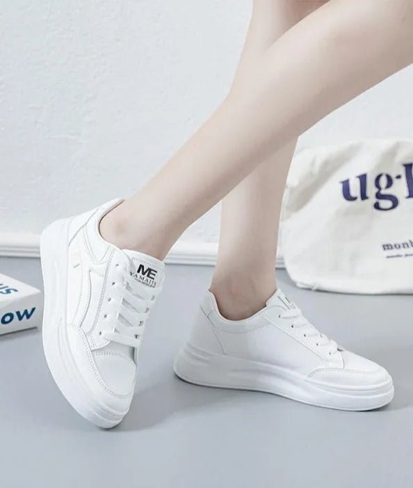 New Women's Shoes Winter White Sneaker Breathable Platform ShoesTennis Women Running Shoes Fashion Female Casual Sneaker Zapatos - Namma Angadi