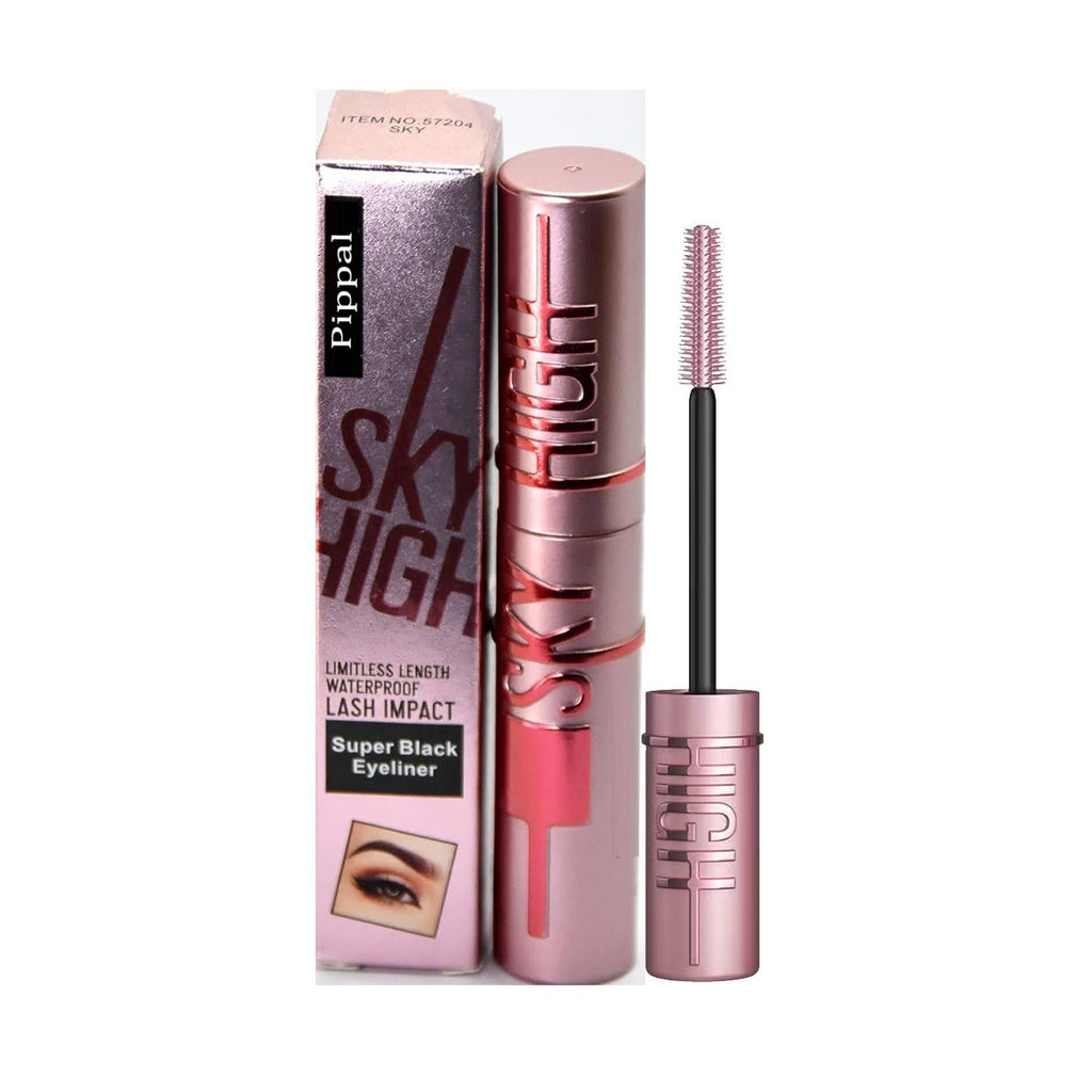 Pippal Sky High Eyeliner 1 Pcs with Mascara Ultra Volume Up Volumizing Mascara for Bold And Dramatic Lashes Long Lasting Waterproof 10Gm (Pack of 1) - Namma Angadi